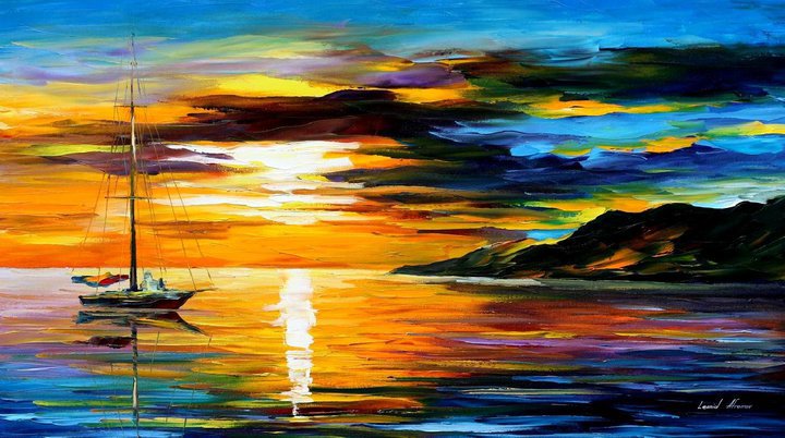 colorful painting best beautiful leonid afremov vivid colored oil acrylic water color